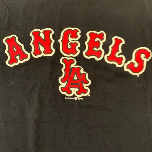 T-Shirt LA Angels Graphic Tee Los Angeles Shirt Heavy Cotton Vintage - Picture 2 of 7